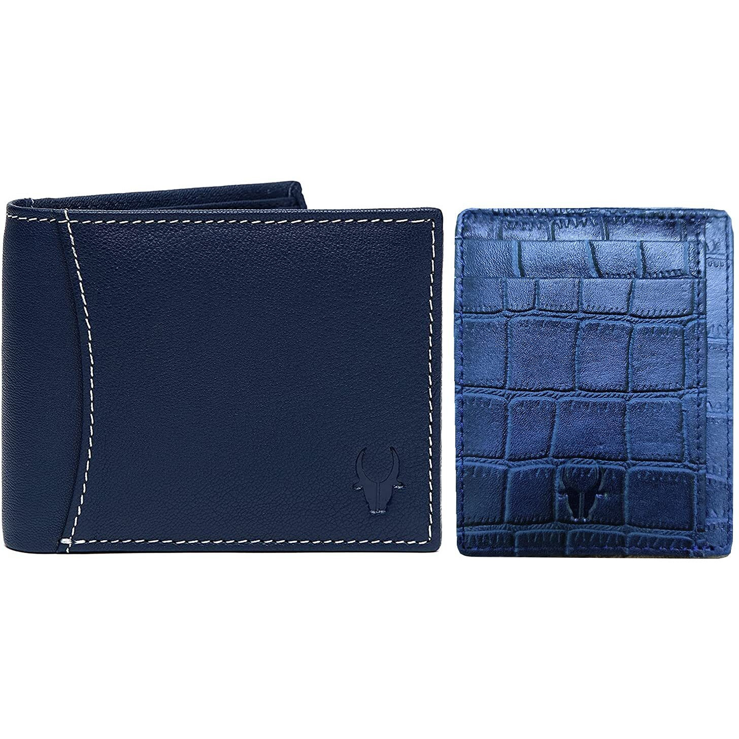 WildHorn Blue Leather Men s Wallet (699710)