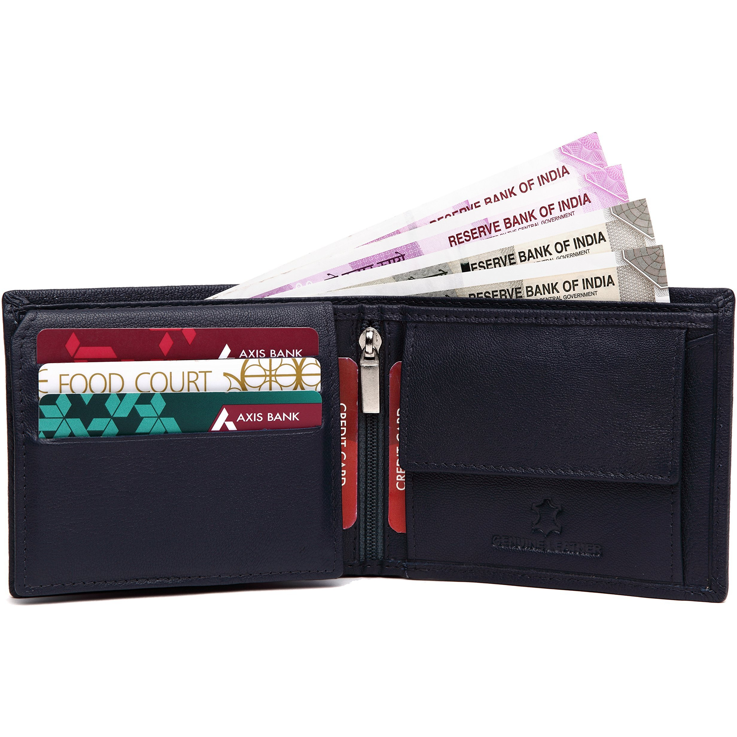WildHorn Blue Leather Men s Wallet (699710)