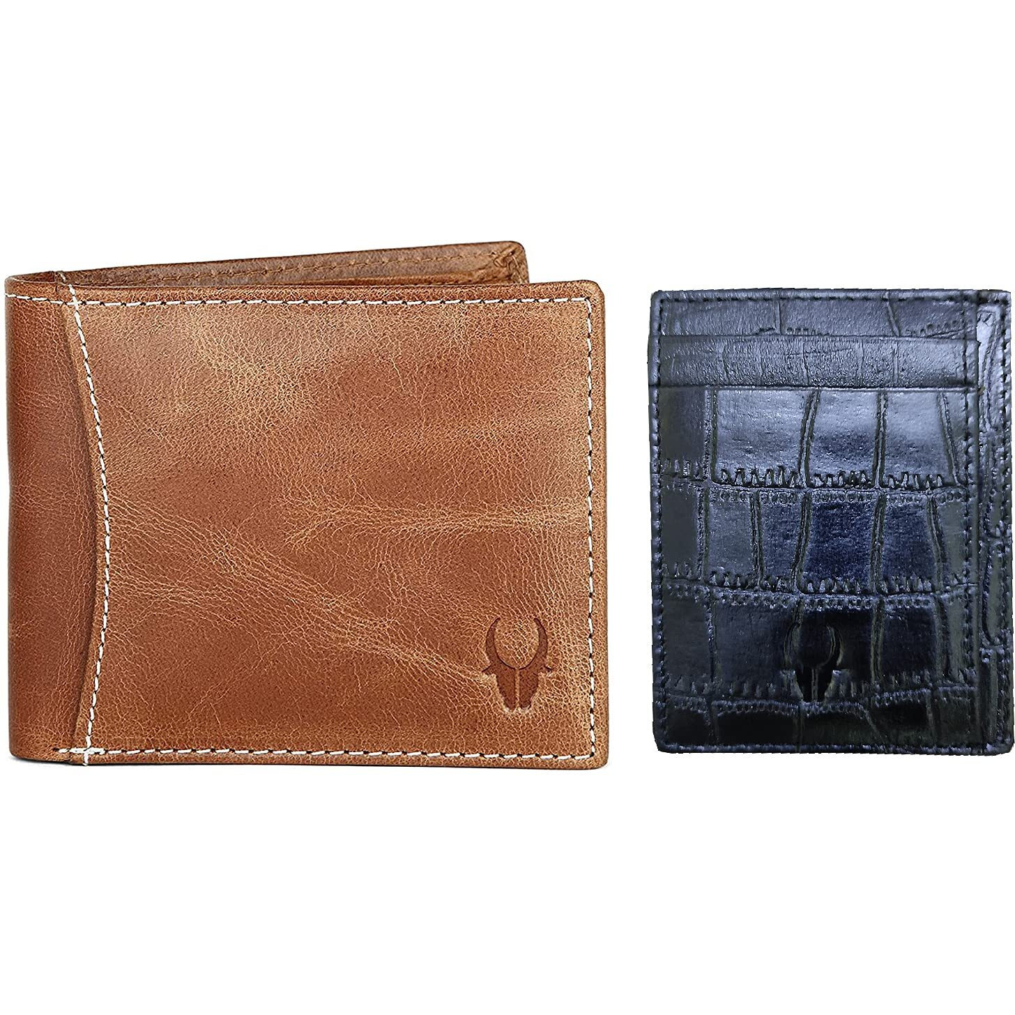 WildHorn Leather Men Wallet(black)