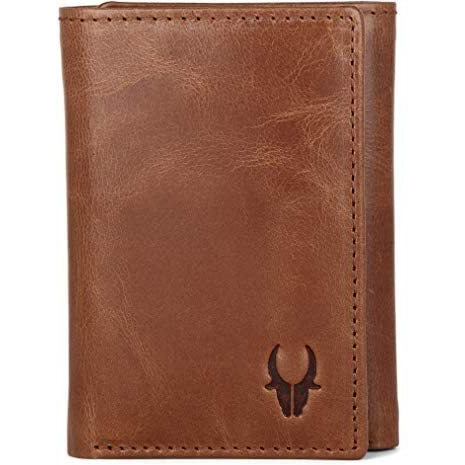 WildHorn Rfid Protected Leather Wallet For Men,Tan