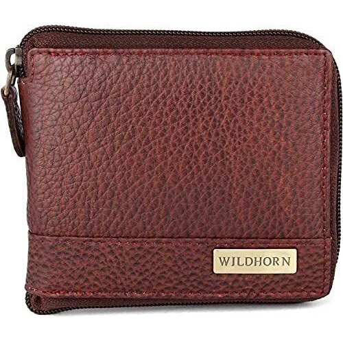 WildHorn Garnet Maroon Leather Men s Wallet (699709)