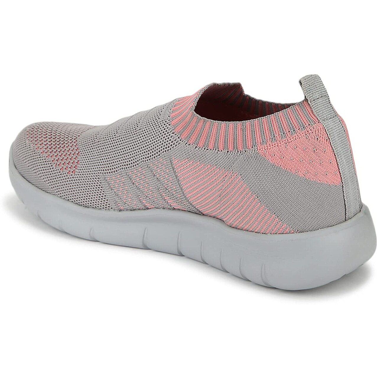 Marc Loire Slip-On Sneakers For Women, Lightweight & Comfortable Walking Sports Shoes Without Laces Pink - 7 Uk