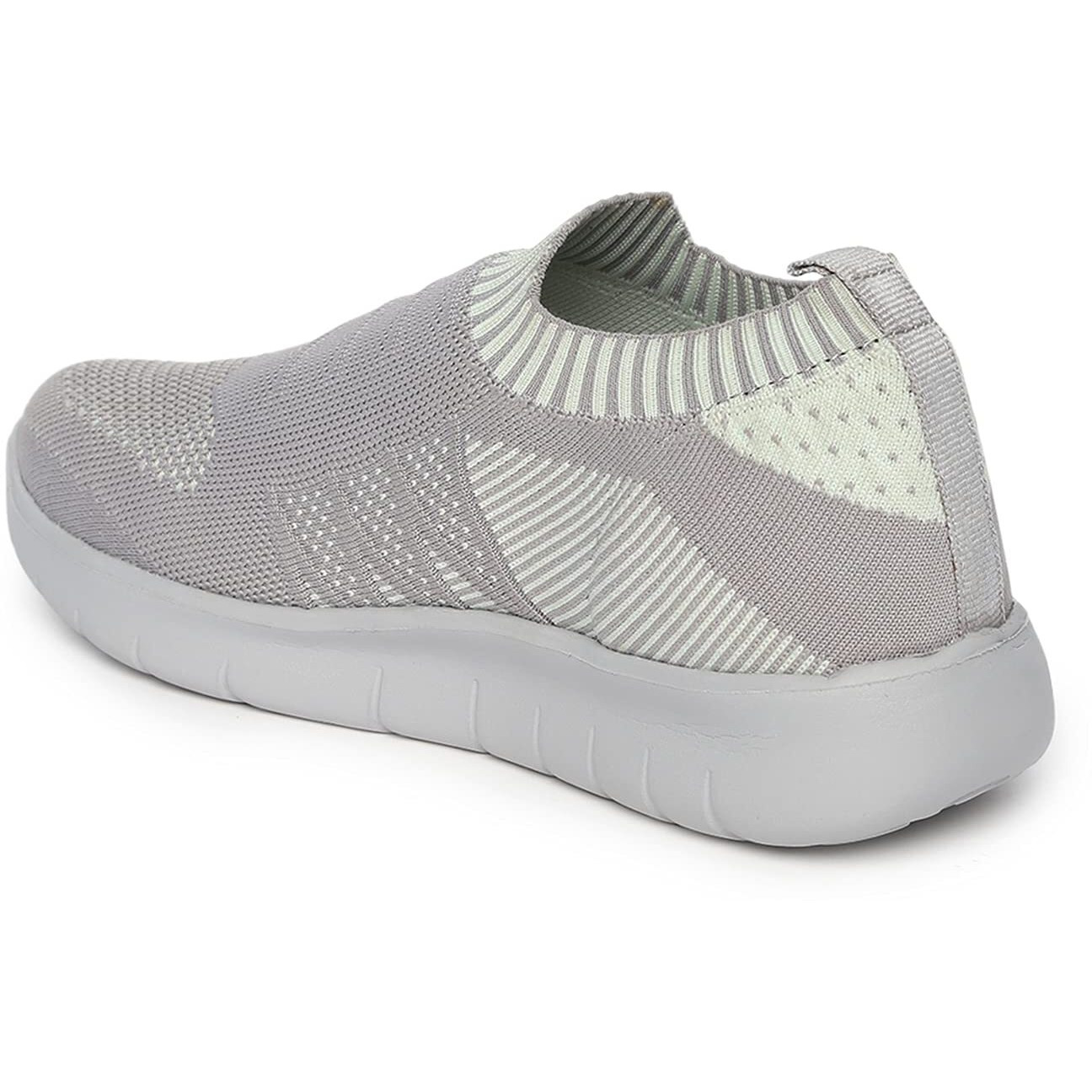 Marc Loire Slip-On Sneakers For Women, Lightweight & Comfortable Walking Sports Shoes Without Laces Green - 7 Uk