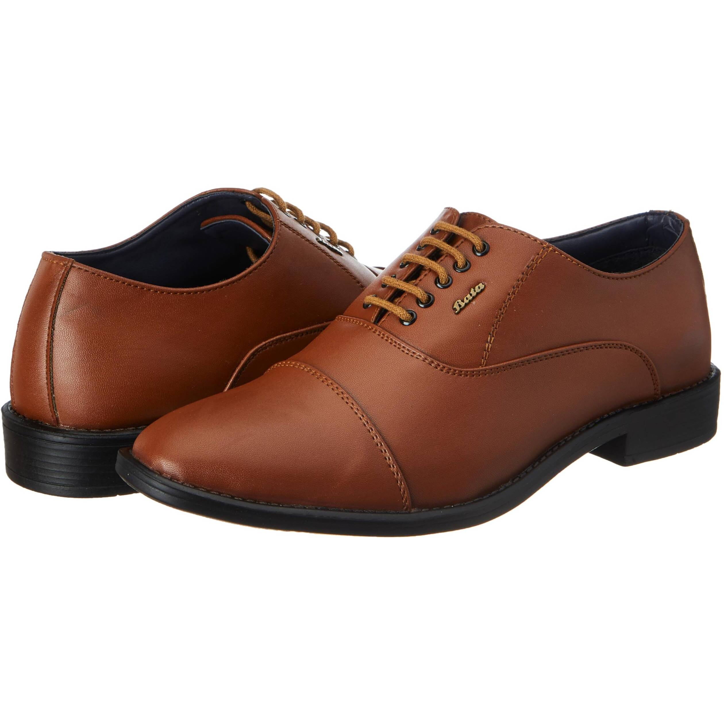 Bata Men's Nobel E Formal Shoe (8213020_Light Brown_10 Uk)