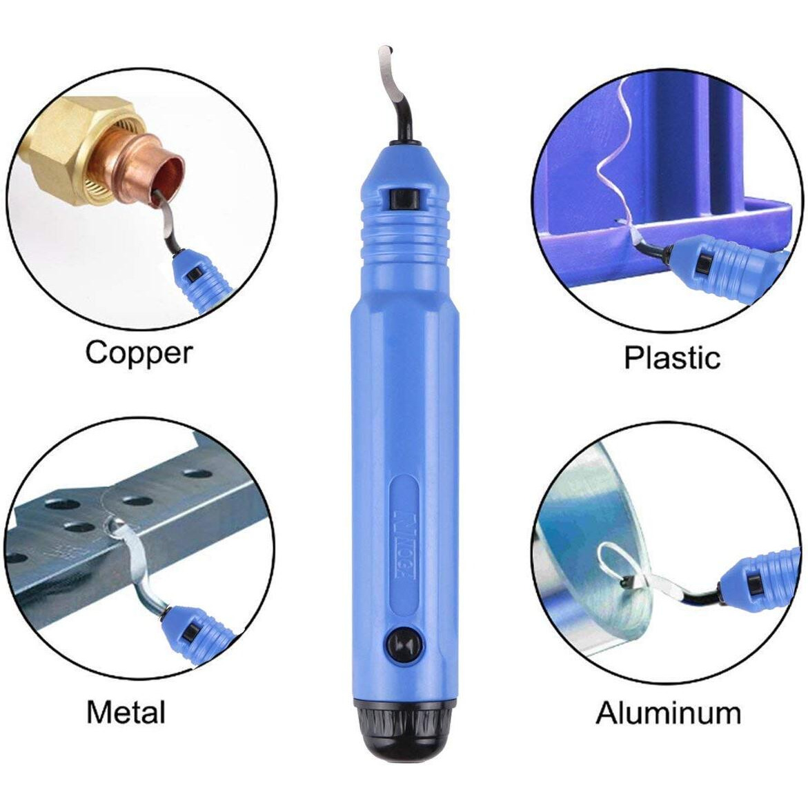 Hasthip Nb1100 Burr Handle With Blades Deburring Tools Set -10 Pieces
