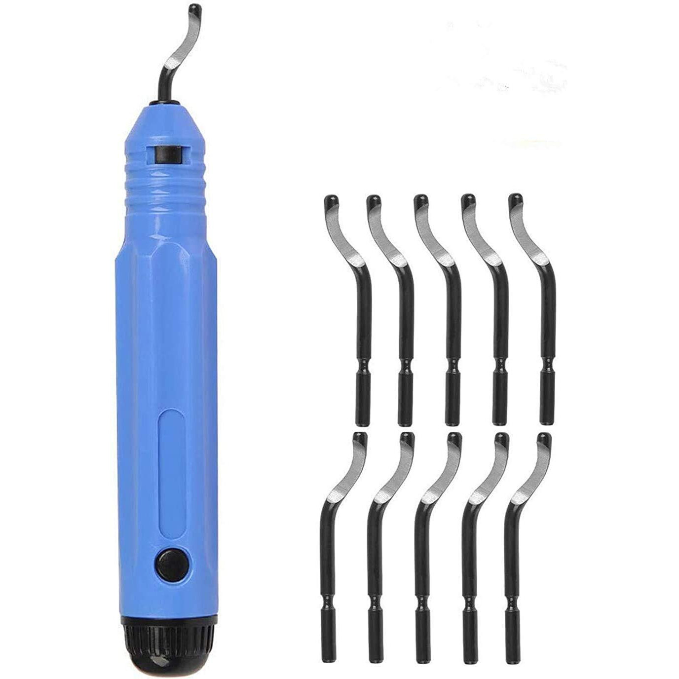 Hasthip Nb1100 Burr Handle With Blades Deburring Tools Set -10 Pieces