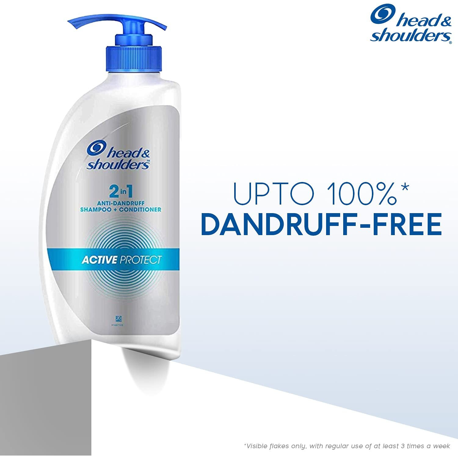 Head & Shoulders , Anti Dandruff Shampoo + Conditioner, Active Protect, 650 Ml