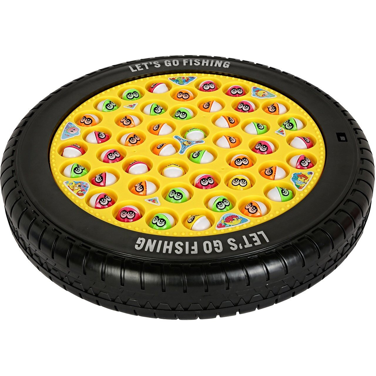 Rowan Rotating Musical Fishing Game(Plastic, Multi Color), For Kid