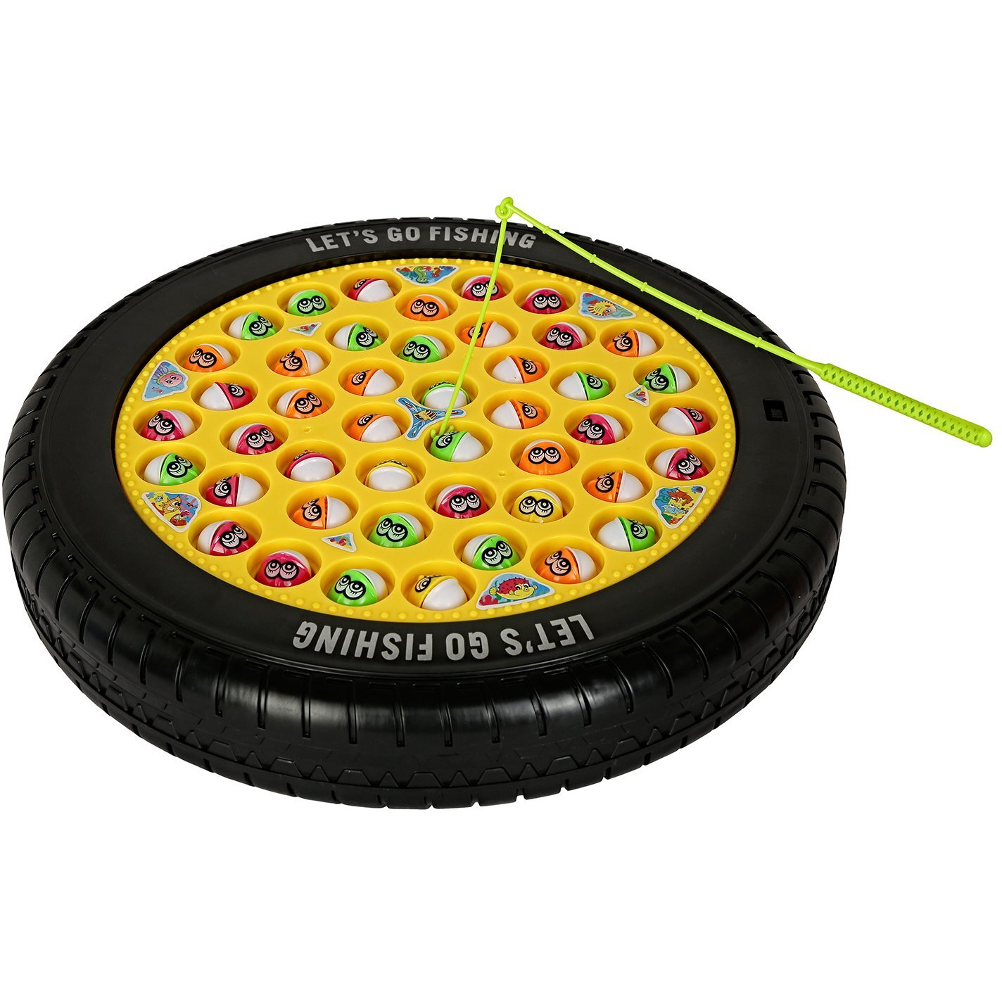Rowan Rotating Musical Fishing Game(Plastic, Multi Color), For Kid