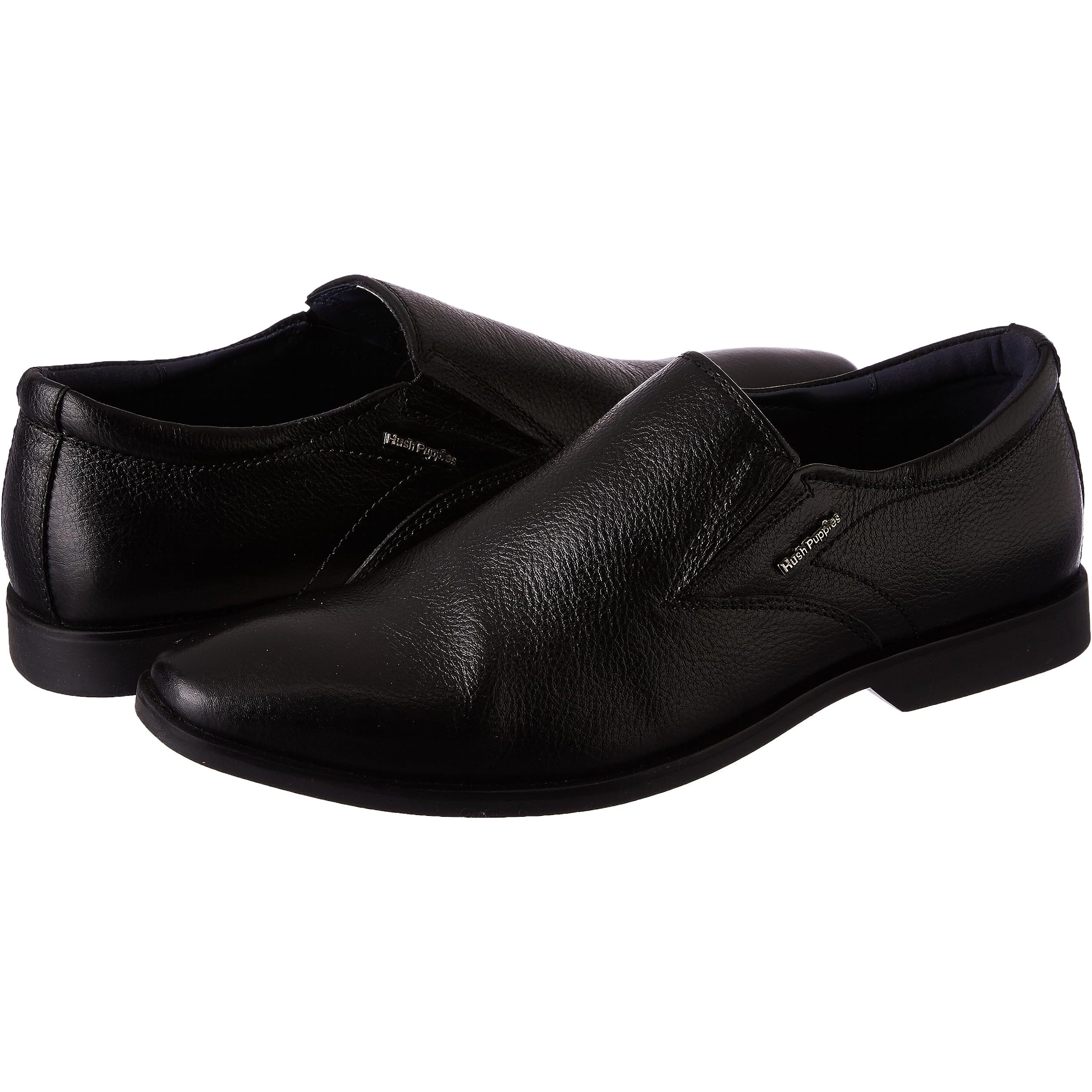 Hush Puppies Men's Aaron Slipon E 23 Formal Shoes (8556001_Black_9 Uk)