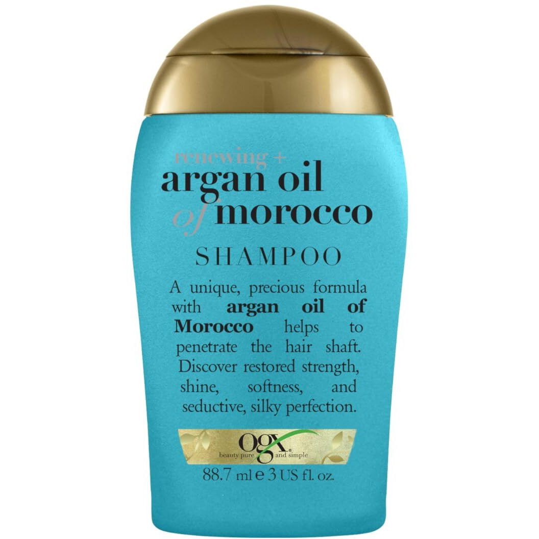 Ogx Renewing + Argan Oil Of Morocco Hydrating Hair Shampoo, Paraben-Free With Sulfate-Free Surfactants, 88.7Ml