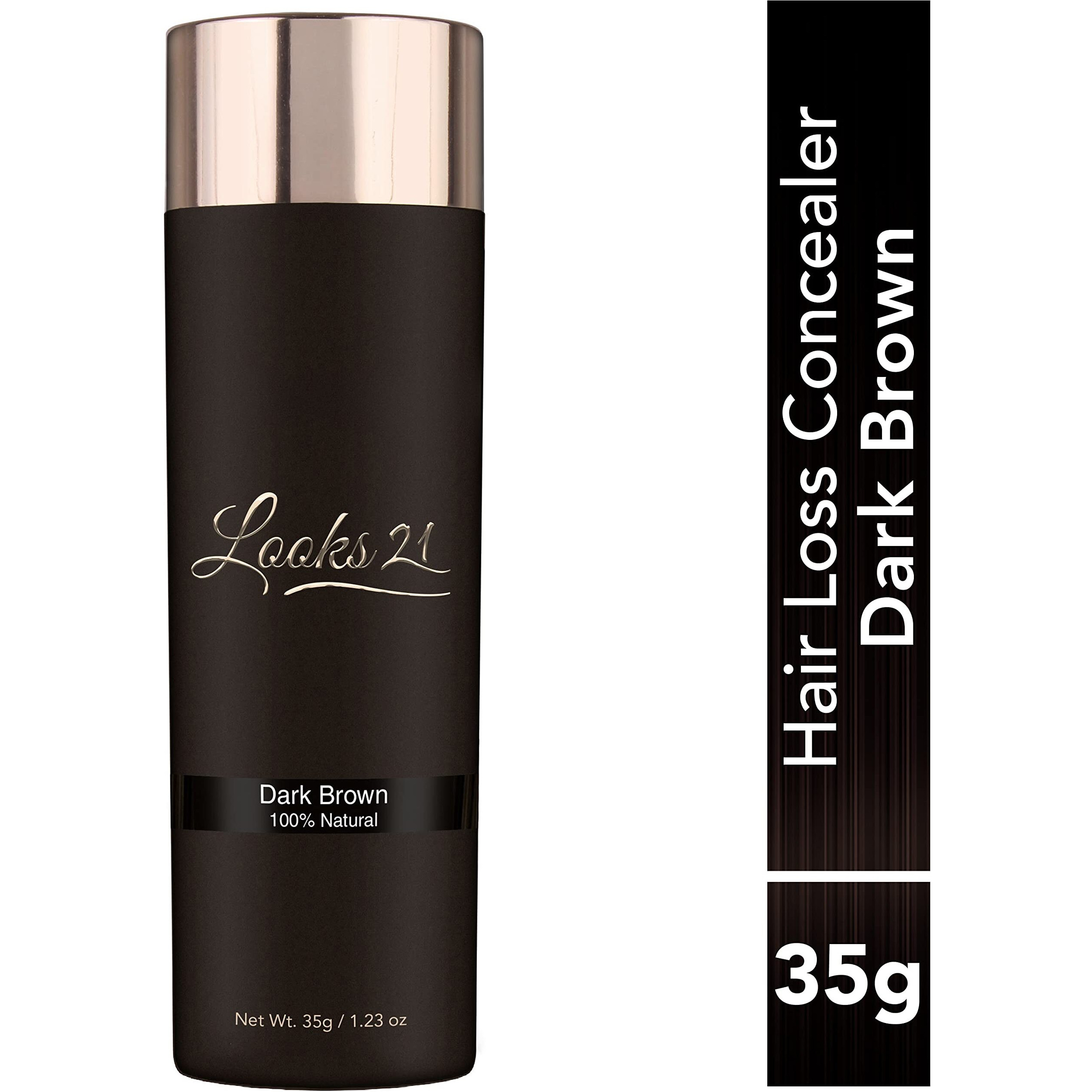 Looks21 Hair Loss Concealer (35Gm / 1.2Oz, Dark Brown)