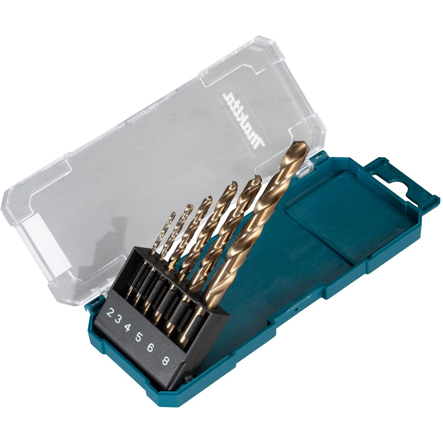 Makita D-75758 Hss-Cobalt Drill Bit Set For Stainless Steel (2,3,4,5,6 & 8Mm)