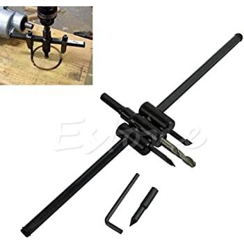 Shuang You Adjustable Metal Wood Circle Cutter Kit Hole Saw Drill Bit Diy Tool 30-300 Mm