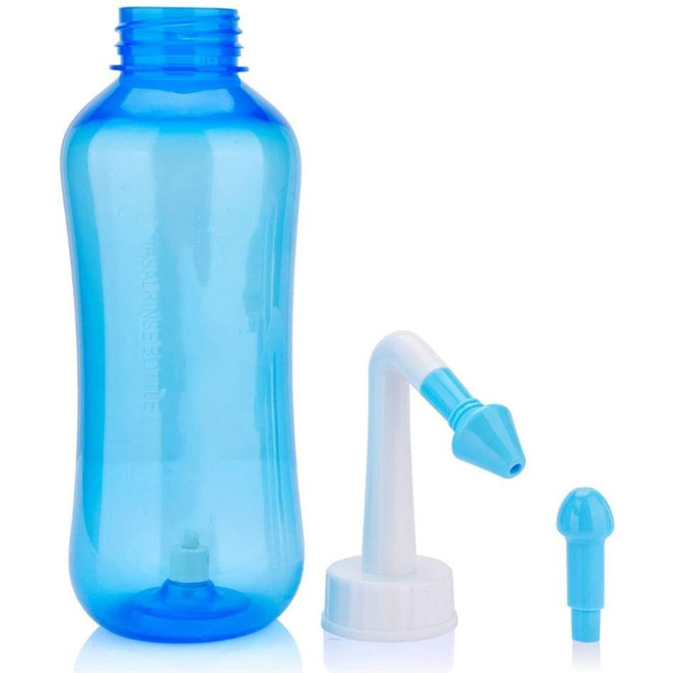 Hannea Nose Wash System Clean Sinus Allergies Nasal Pressure Neti Pot For Children And Adults(300 Ml)