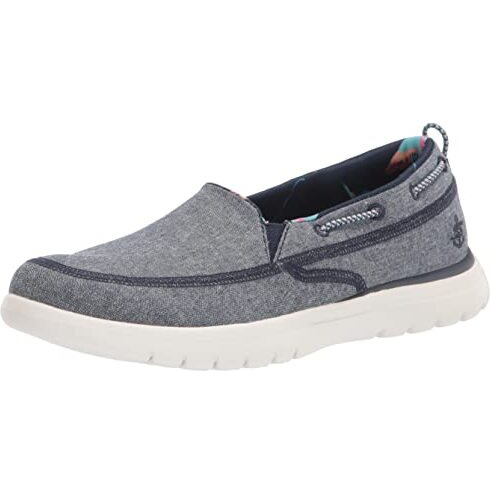 Skechers Womens On-The-Go Flex-Tropical Hidew Navy Casual Shoe -7 Uk (10 Us) (136432)