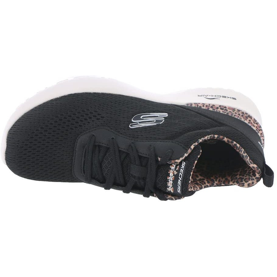 Skechers Womens Skech-Air Dynamight-Wild Lead Black/White Sneaker - 3 Uk (149752)
