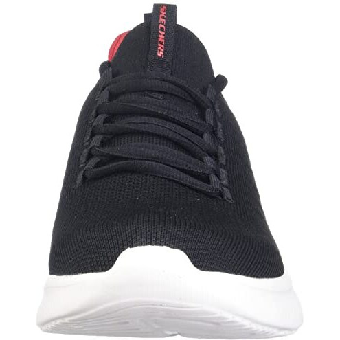 Skechers Mens Skech-Lite Pro - Faint Flair Black/Red Casual Shoe - 8 Uk (232593)
