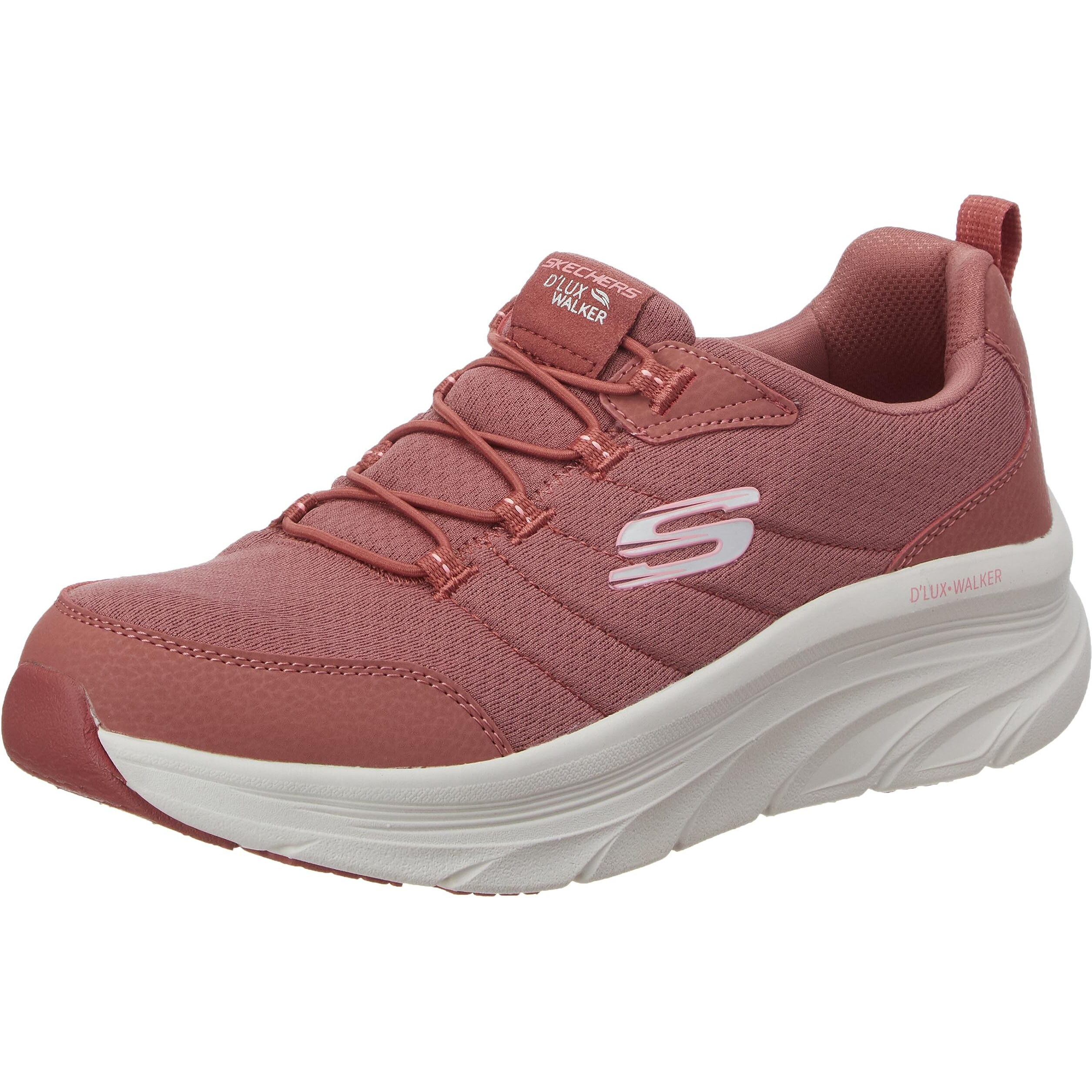 Skechers-D'Lux Walker-Natural Connect-Women's Casual Shoes-149813-Dkmv-Dark Mauve Uk3