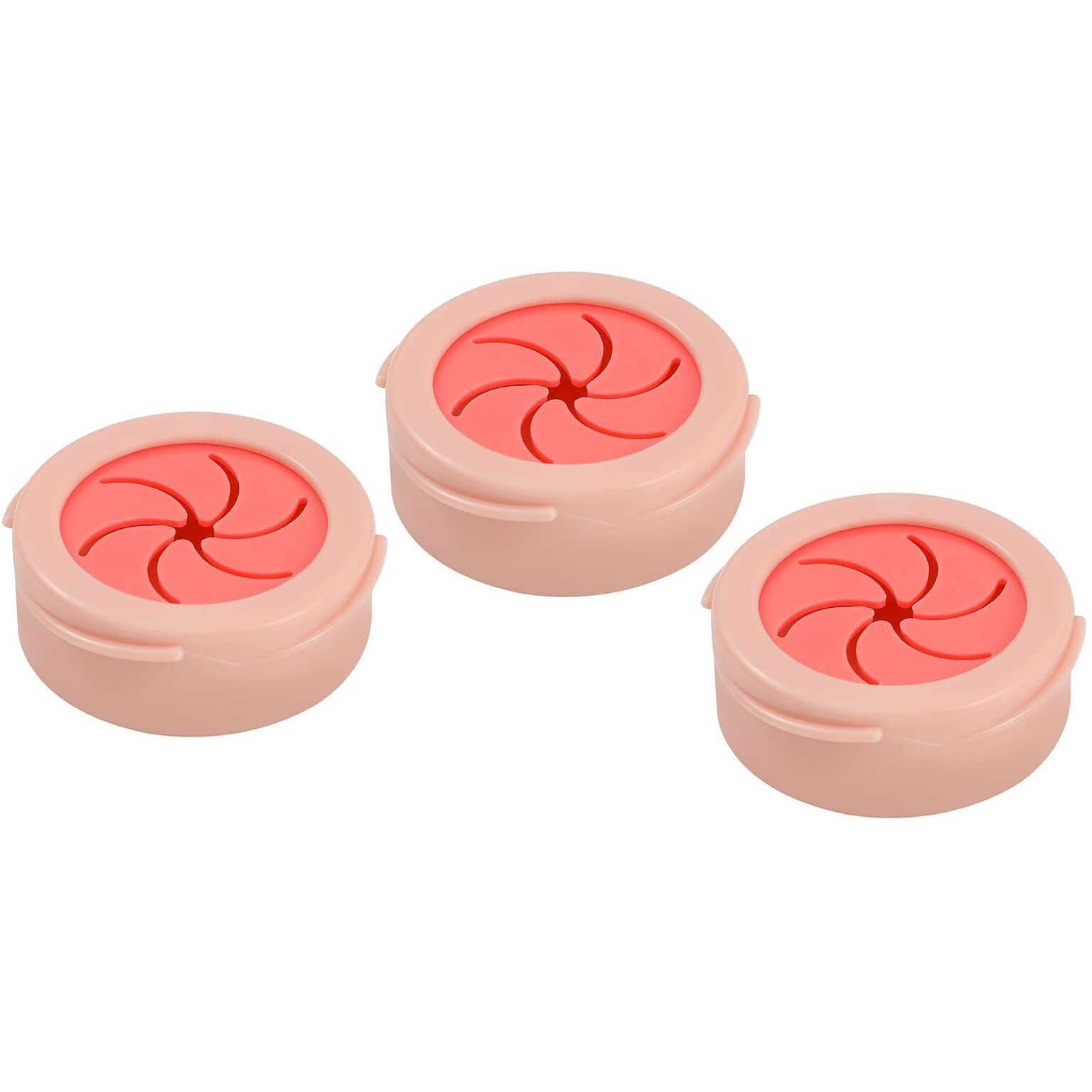 P-Plus International Tea Towel Holders, Bathroom Self-Adhesive Tea Towel Hooks, Round Suction Wall Mount Hooks For Bathroom, Kitchen, Home Storage(Pink, Pack Of 3)