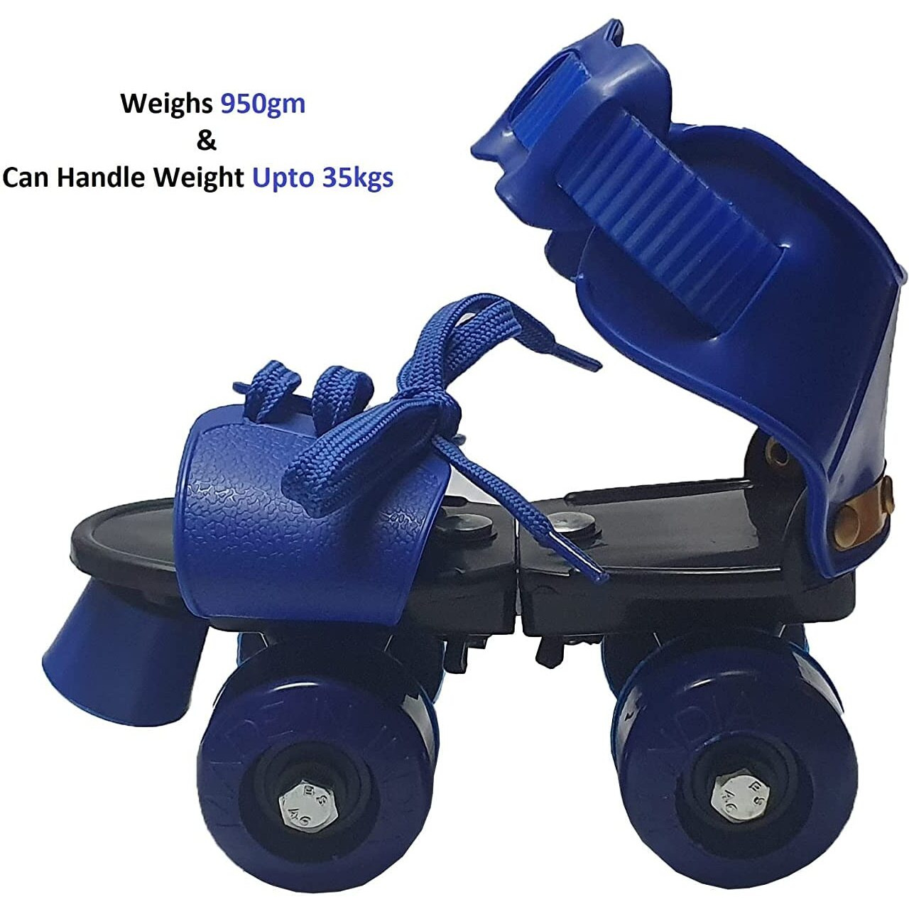 High Trusted Latest Designed Inline Roller Skating With Adjustable Size And Front Break Toys For 4 Years+ Kids Skates Size 5-12 Uk (Blue)