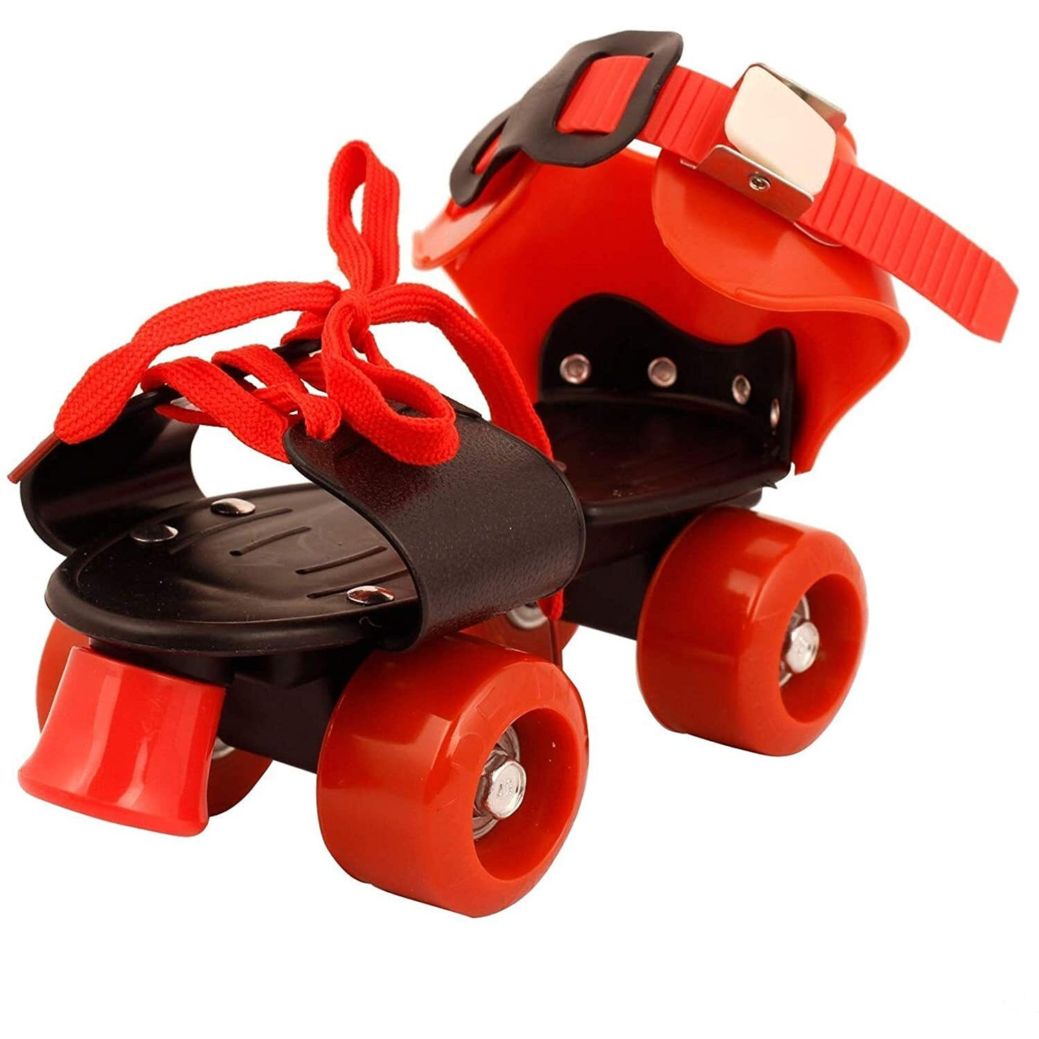 High Trusted Latest Designed Inline Roller Skating With Adjustable Size And Front Break Toys For 4 Years+ Kids Skates Size 5-12 Uk (Red)