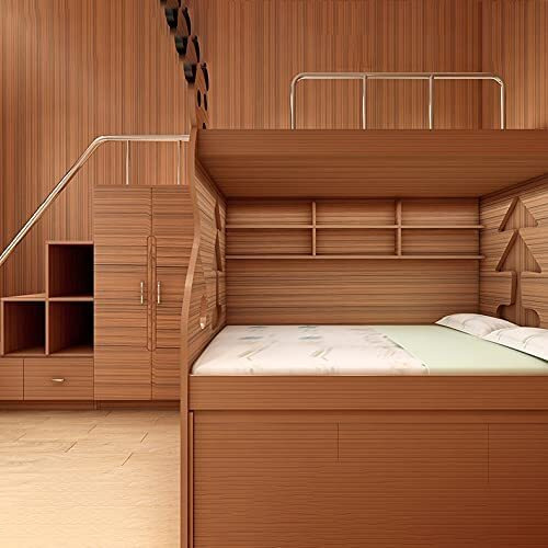 Fokrim Wooden Wallpaper For Walls (45X500Cm (24Sq Ft) Sticker Wallpaper Peel And Stick Removable Self Adhesive Waterproof Wallpaper