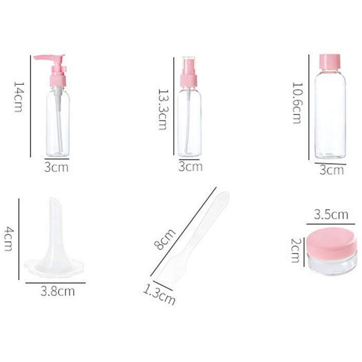 Vihax 4 In 1 Travel Bottle Refillable Lotion Bottles Sets Travel Dispenser Bottle Sets Reusable Lotion Container For Travel Supplies And Camping Especially For Sanitizer (Cosmetic Bottle)