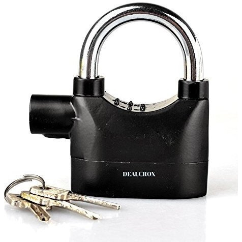 E10 Star New Anti Theft Burglar Pad Lock Alarm Security Siren Home Office Bike Bicycle Shop