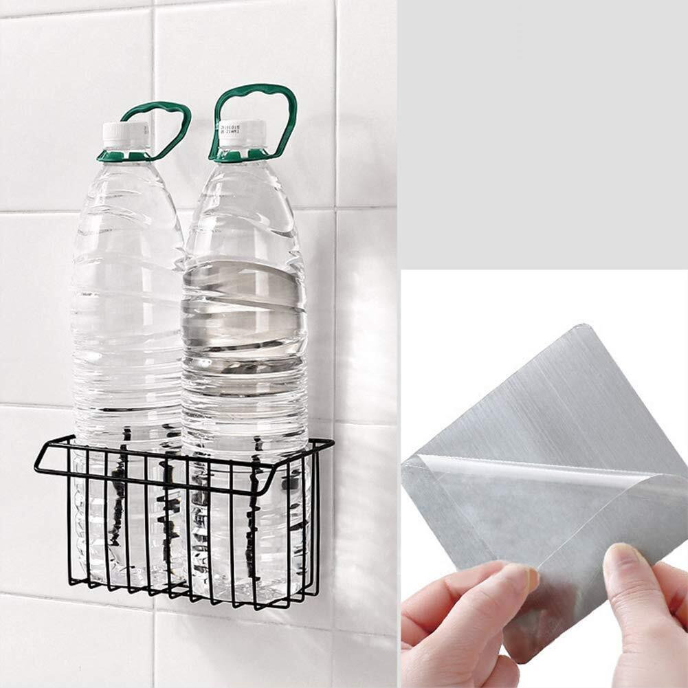 Zizly Sink Caddy Organizer Metal Iron Sponge Holder Rack Drain Rack Basket For Kitchen Brush Soap Dish-Washing Liquid, Towel Rack, Shampoo, Cosmetic Bottle Stand (Black)