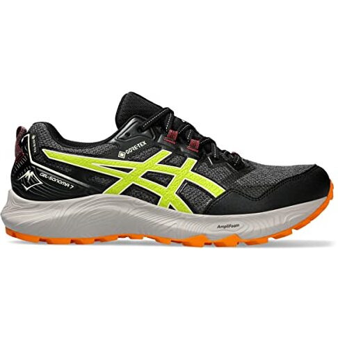 Asics Mens Gel-Sonoma 7 Gtx Graphite Grey/Neon Lime Running Shoe - 5 Uk (1011B593.020)