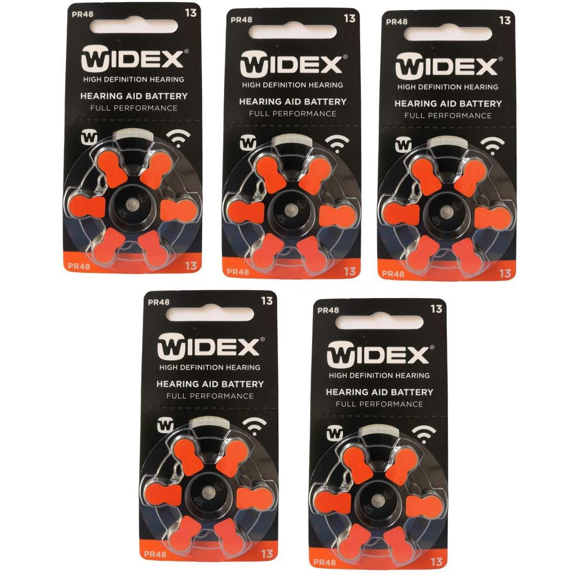 Widex Hearing Aid Battery Size13 (5 Packets  30 Batteries)