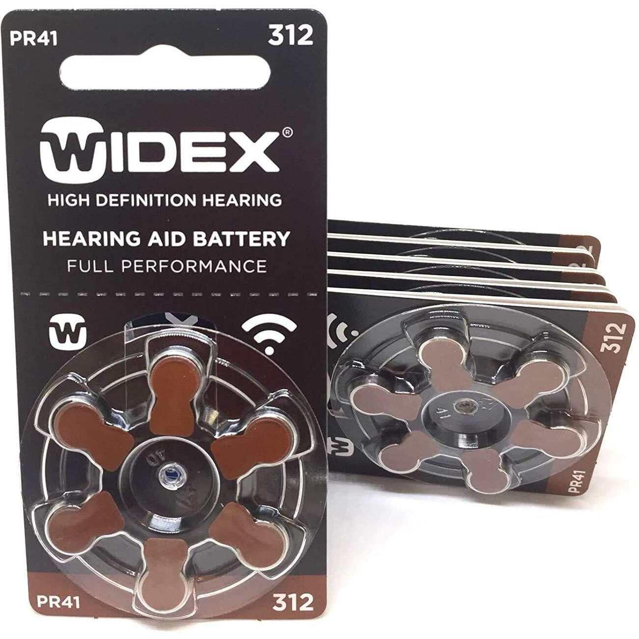 Widex Hearing Aid Battery Size 312 (5 Packets  30 Batteries)