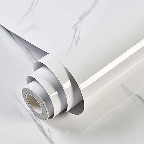 Sarvatray Kitchen Top Sticker, Pvc Wallpapers For Walls Kitchen, Water Proof Wall Paper, Kitchen Stove Wall Sheets, Kitchen Wall Stickers Oil Proof Heat Resistant (5 M White Fa)