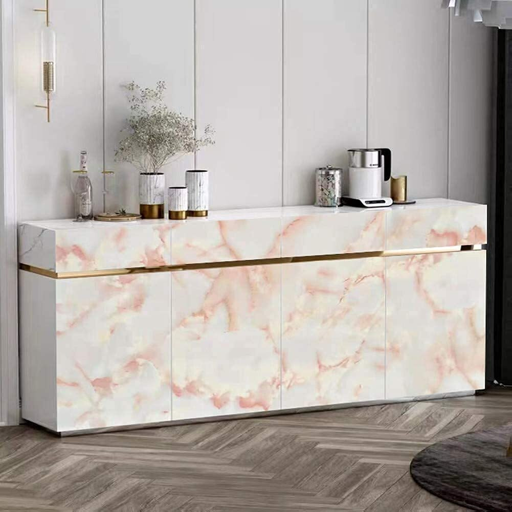 Sarvatray Self Adhesive Wallpaper For Kitchen, Vinyl Stickers For Kitchen, Pvc Wallpaper Sticker Kitchenm Wall Stickers Oil Proof Heat Resistant, Kitchen Platform Sticker (5 M Saffron No1)
