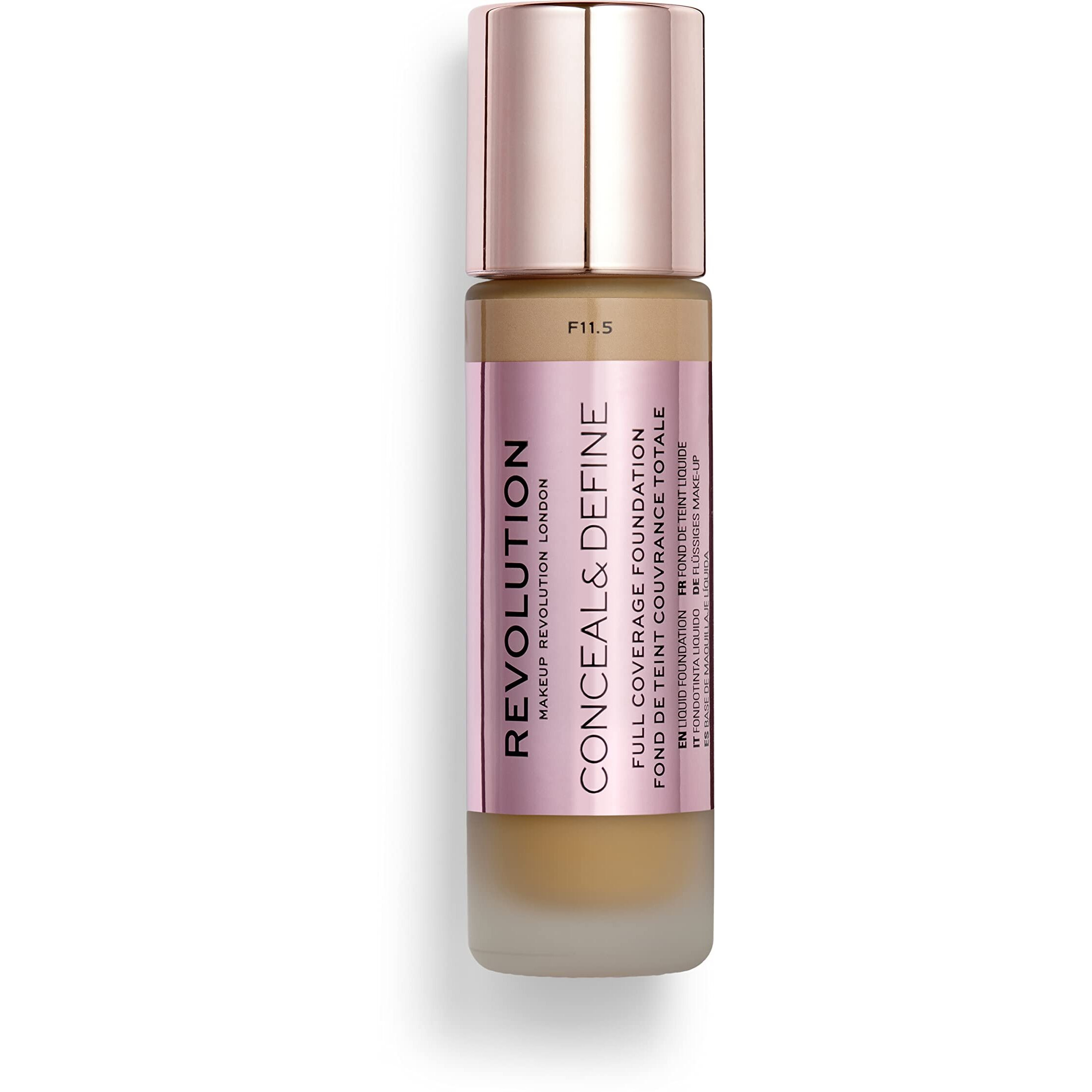 Makeup Revolution, Conceal & Define, Foundation, Matte Finish, F11.2, 23Ml
