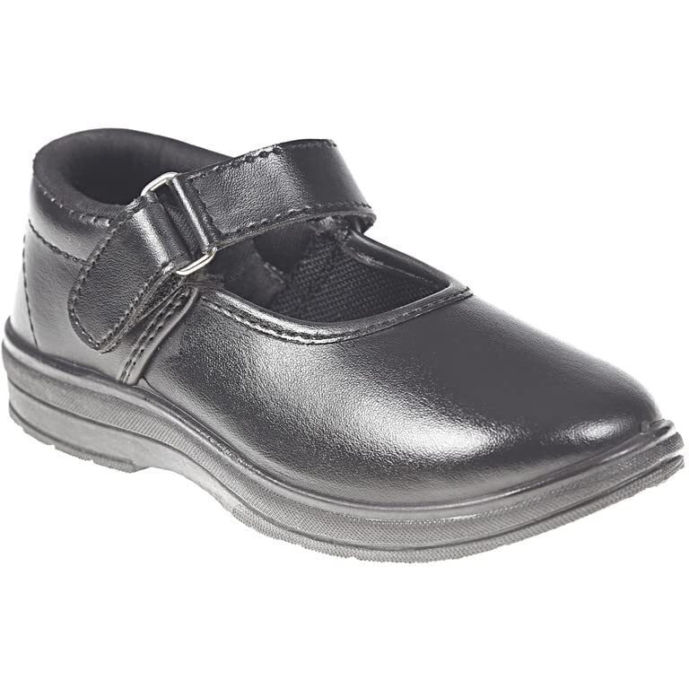 Ektta Girl's Black School Shoes_10C Sml