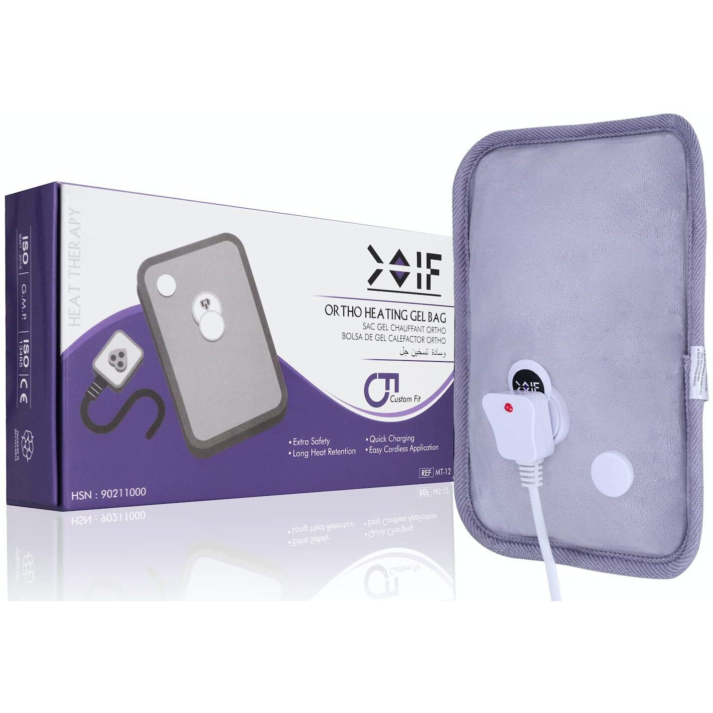 Coif Heating Bag With Gel Hot Water Bags Heating Pad Electric For Back Pain Orthopedic Electric Heating Belt For Knee, Shoulder, Lumbar, Joints, Muscle, Leg, Wrist And Nack For Pain Relief-Heat Pouch