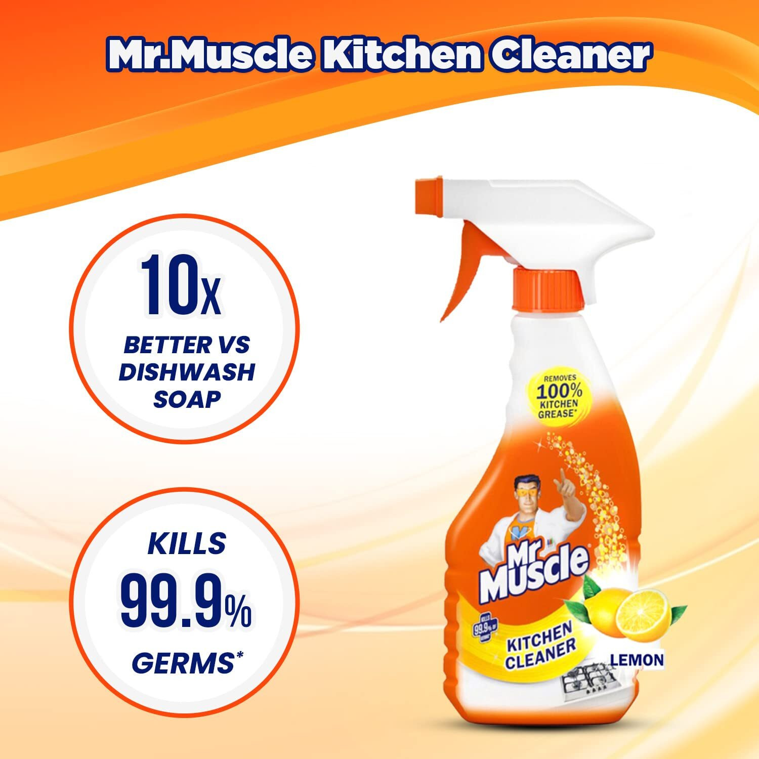 Mr. Muscle Kitchen Cleaner - 450 Ml