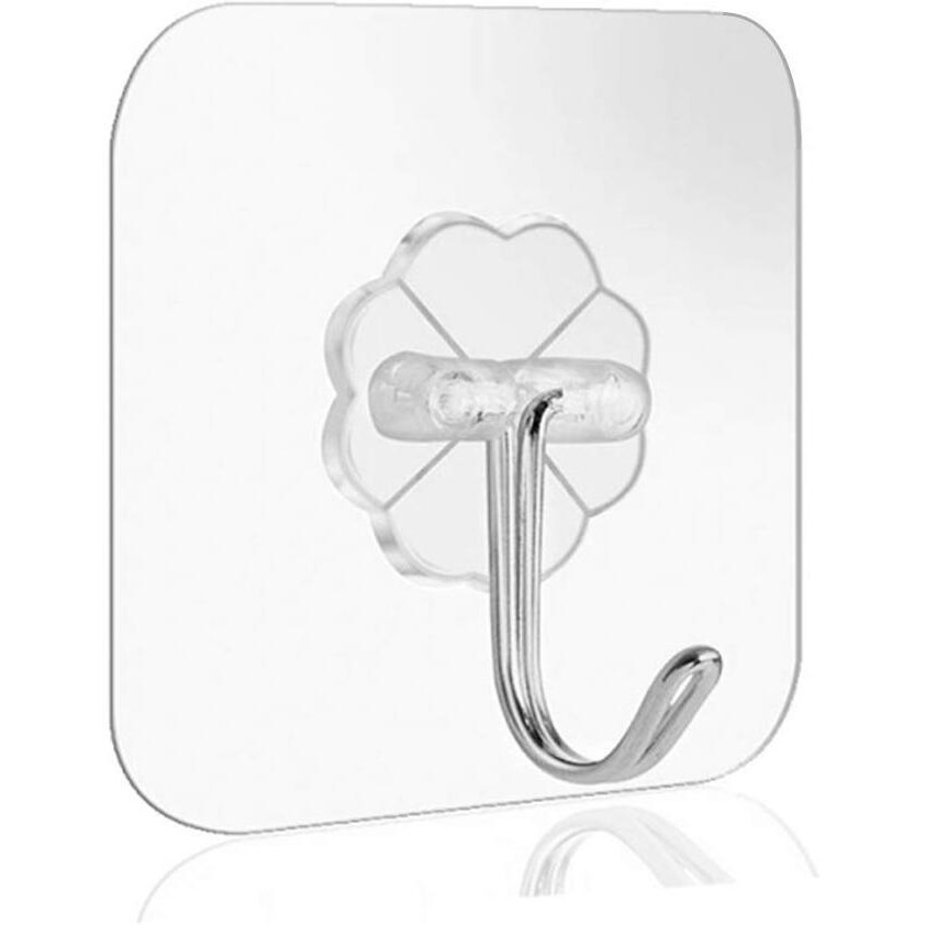 Kbs Wall Hanger Hooks For Hanging Clothes Home Kitchen Office Bathroom Bedroom Door Organizers Accessories Items (Sticky Wall Hook, Pack Of-5)
