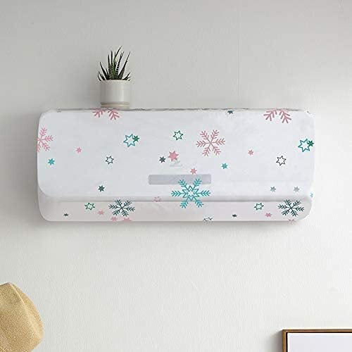 Unicron Polycotton Air Conditioner Cover For 1.5 & 2 Ton Split Ac,Ac Cover,Folding Adjustable Elastic Stretchable Ac Cover Water Proof For 1.5 Ton And 2 Ton For All Company Model(Multidesign,1 Pcs)
