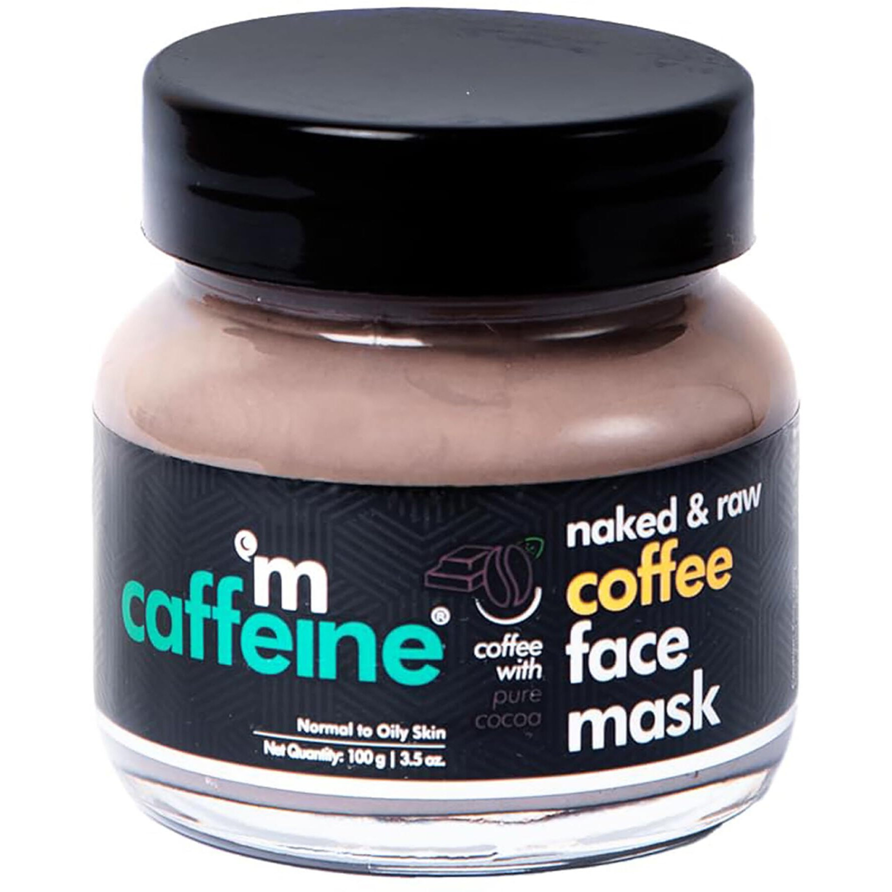 Mcaffeine Coffee De Tan Face Pack Mask With Kaolin Clay, Multani Mitti & Bentonite Clay | Removes Tan, Cleanses Pores & Controls Excess Oil | For All Skin Types (100Gm)