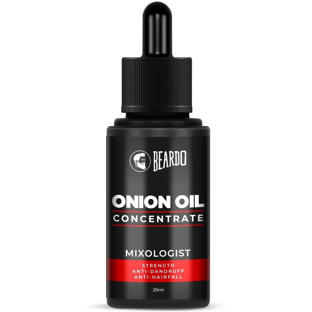 Beardo Onion Oil Concentrate, 25 Ml | Onion Hair Oil For Hair Growth | Red Onion Hair Oil & Sunflower Oil | Natural | Non-Sticky | Controls Hairfall & Strengthen Roots