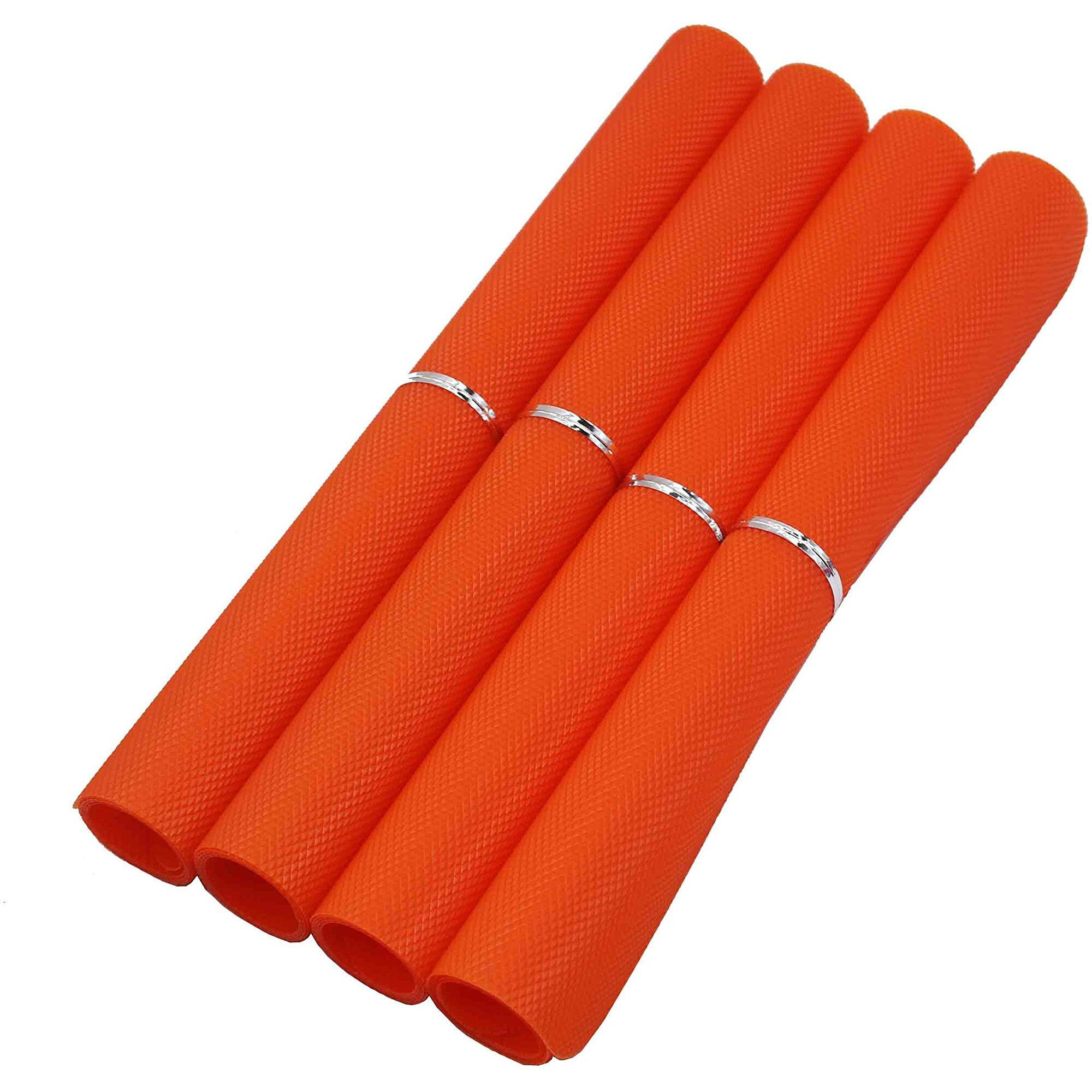 Home Buy Eva Useful And Multipurpose Anti Slip Mat Polyester Blend Super Strong Textured Anti Slip Eva Mat, (4 Pc Set) Multy Color