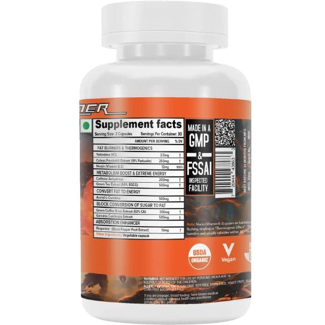 Nutrija Thermo Peak Powder - Fat Burner - Pack Of 90