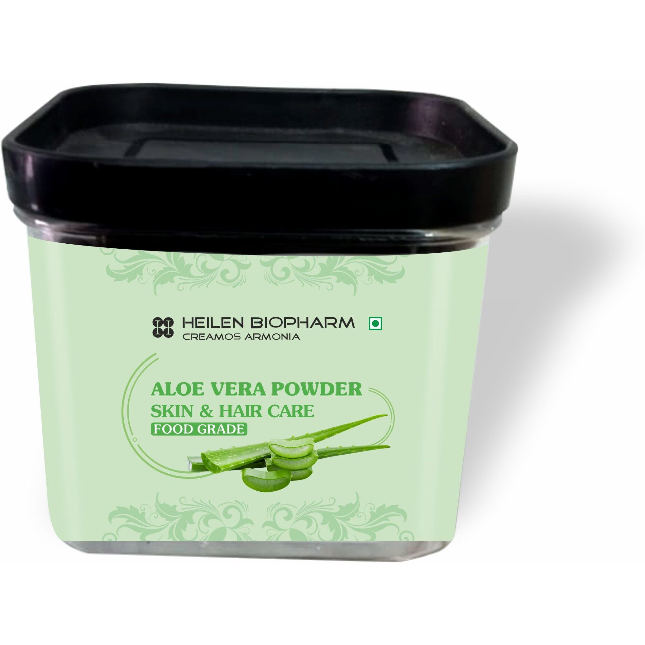 Heilen Biopharm Aloe Vera Leaf Powder For Hair Betterment - 200 G Pack Of 1