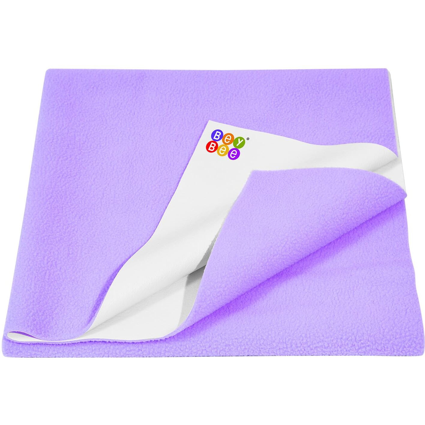 Beybee Waterproof Quick Dry Sheet For Baby| Bed Pad Anti-Piling Fleece Extra Absorbent Washable Matress Protector| Baby Bed Protector Sheet For Toddler Children, X-Large Size, 200 X 140Cm, Voilet
