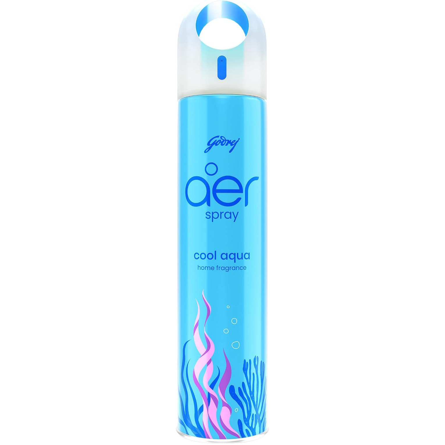 Godrej Aer Spray | Room Freshener For Home & Office - Cool Aqua (220 Ml) | Long-Lasting Fragrance