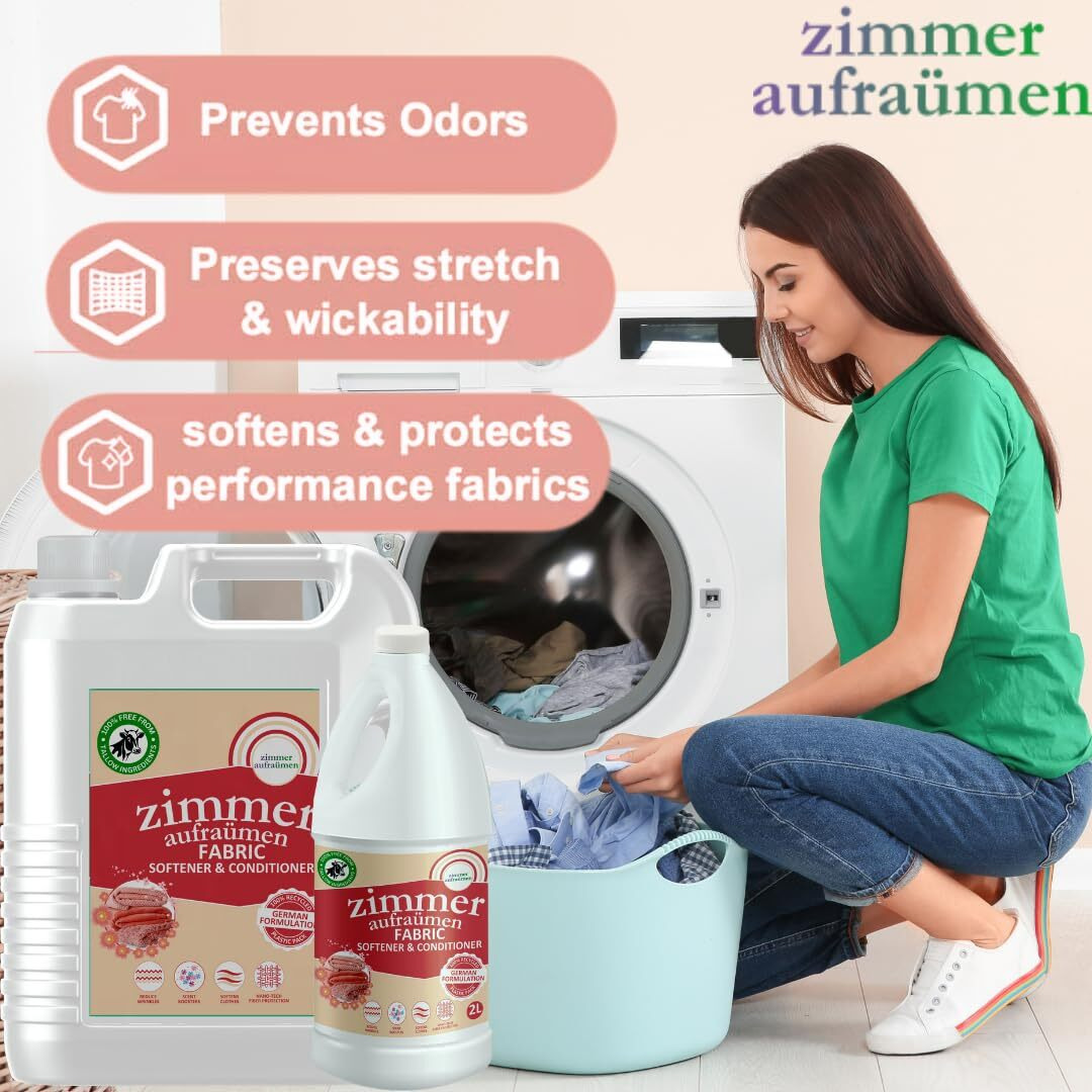 Fabric Conditioner & Softener 5 Liters - Free From Any Tallow Based Ingredient | 100% Vegan | Longlasting Freshness
