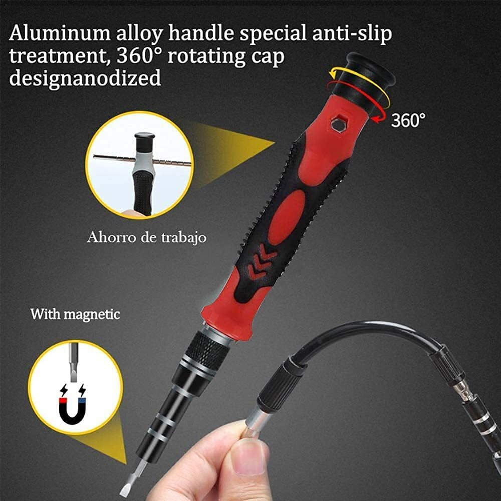 Novo 115 In 1 Interchangeble Multipurpose Mini Screwdriver Set Magnetic Slot Wrench Bits Repair Tools Kit Set Combination Screwdriver Set For Home Appliance,Laptop,Mobile,Computer